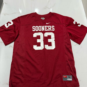 Nike Oklahoma Sooners Jersey 33 Youth Xl